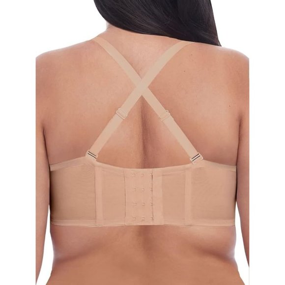 Elomi EL4300 Smooth Underwire Convertible Strapless Bra Sahara 34M NWT - Picture 5 of 8